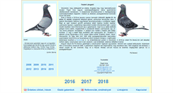 Desktop Screenshot of jan-aarden-pigeons.com