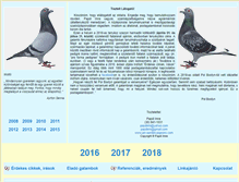 Tablet Screenshot of jan-aarden-pigeons.com